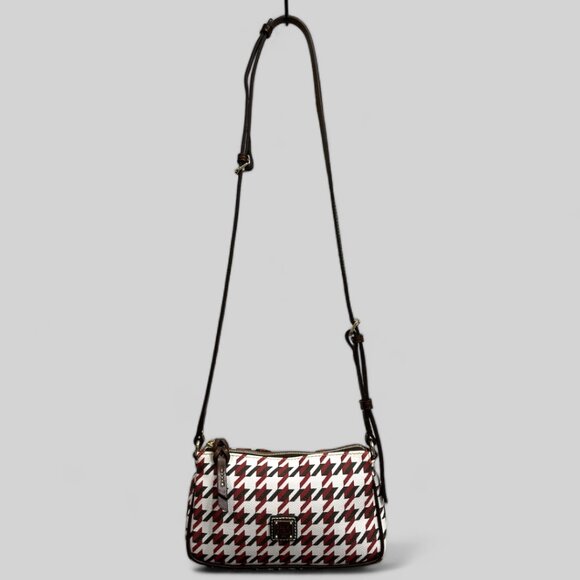 NWOT Dooney & Bourke Lexi Slim Brick Houndstooth Crossbody - Picture 5 of 16